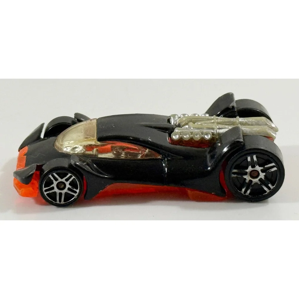 Hot Wheels Vulture Diecast Car Kids 1:64 Black Orange Futuristic Racing Toy